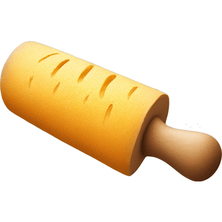 Rolling pin and turmeric  emoji