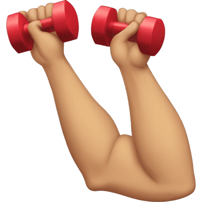 arm with dumbbells emoji