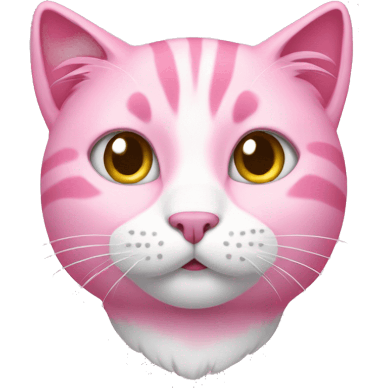 Pink cat emoji