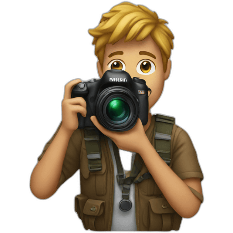 Wild photographer emoji