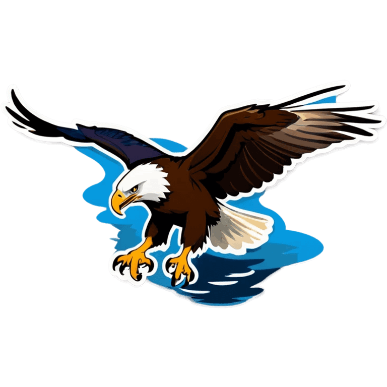 eagle fishing emoji