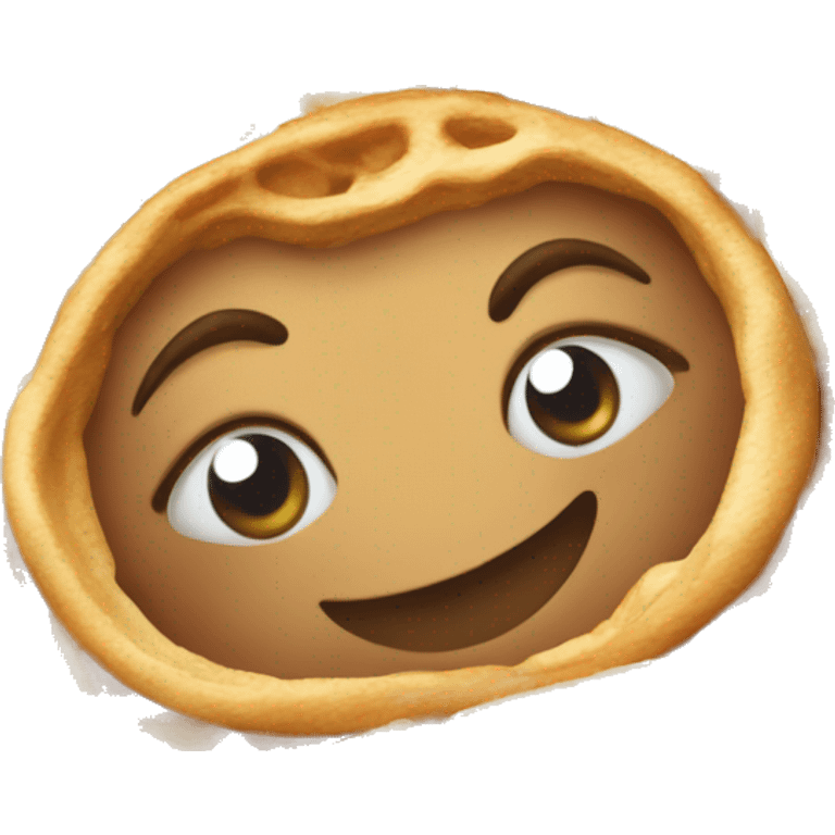 Happy waffle  emoji