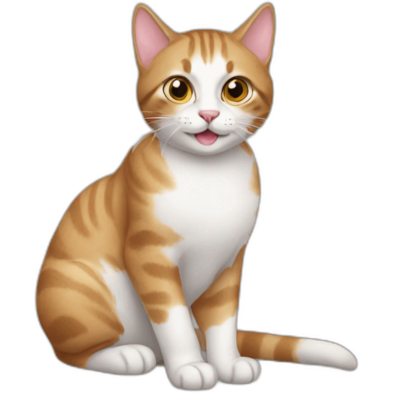 Cat fun emoji