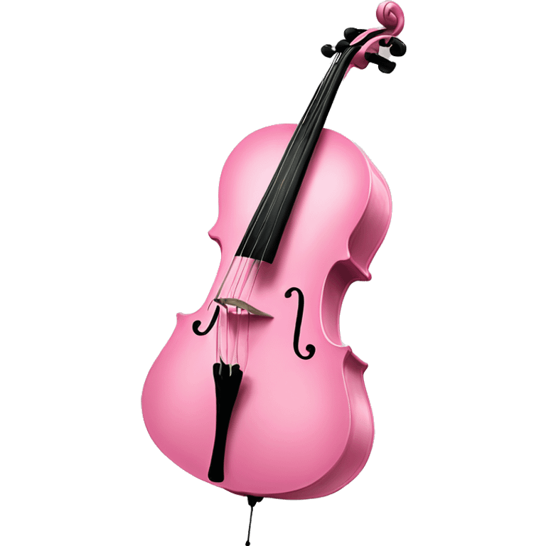 pink cello ￼ emoji