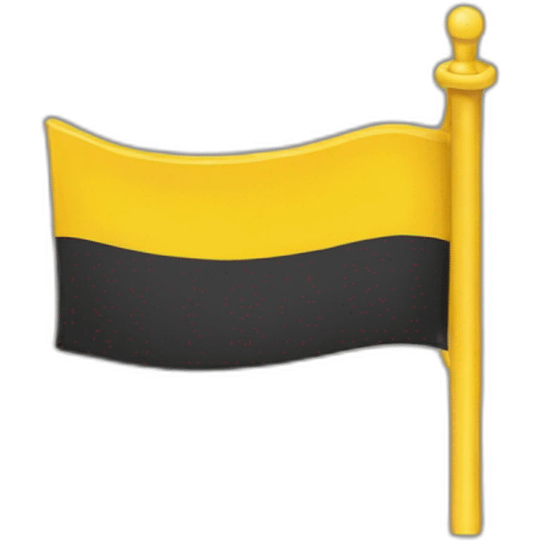 Yellow flag plain  emoji