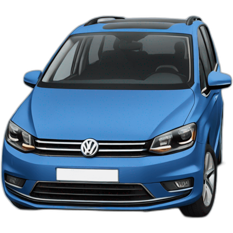 blue volkswagen touran1 emoji