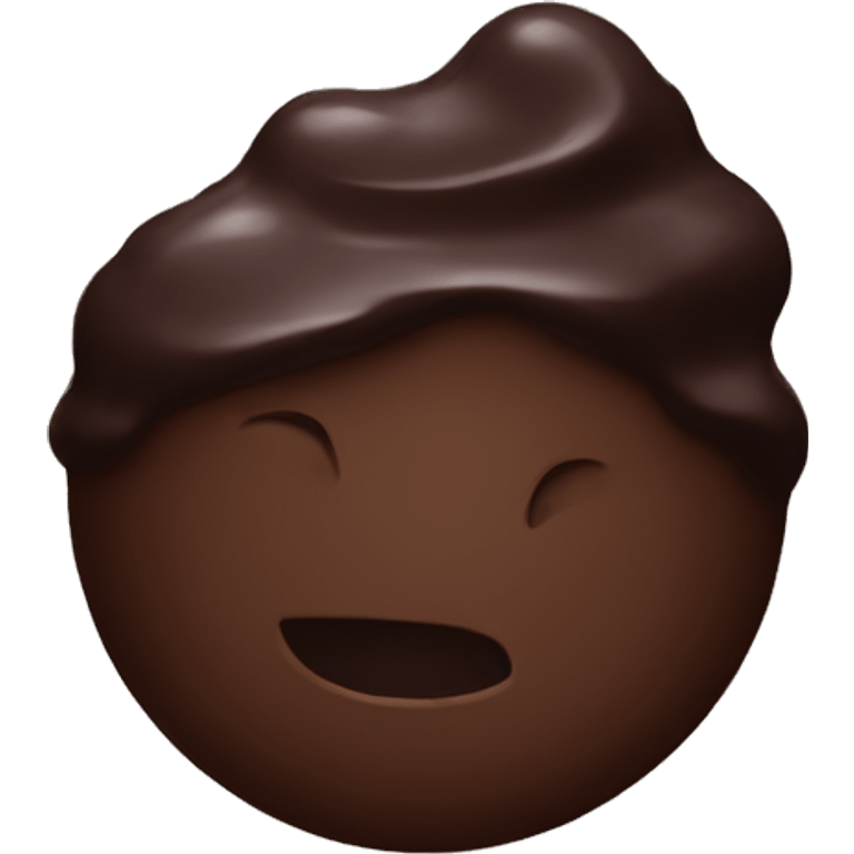 dark chocolate emoji