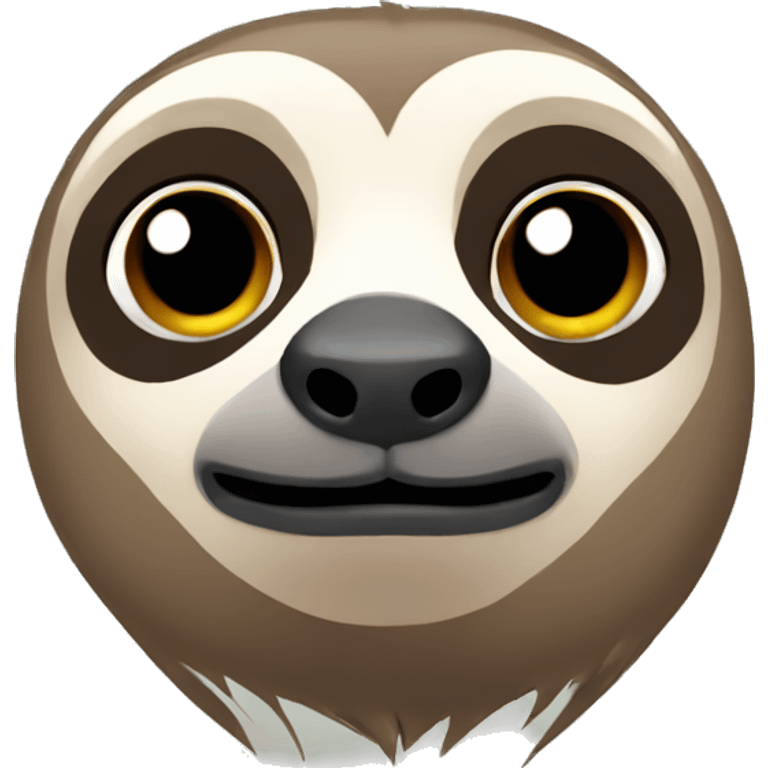 side eye sloth  emoji