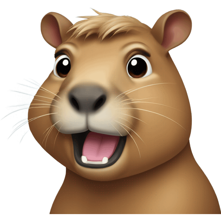 upset capybara emoji