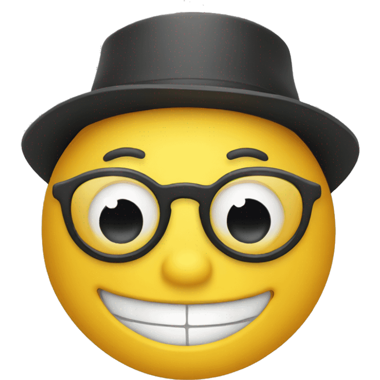 smile with hat emoji