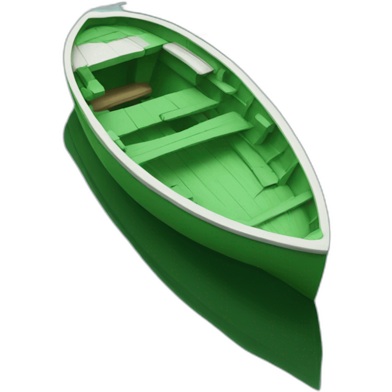 boatle with green whoter emoji