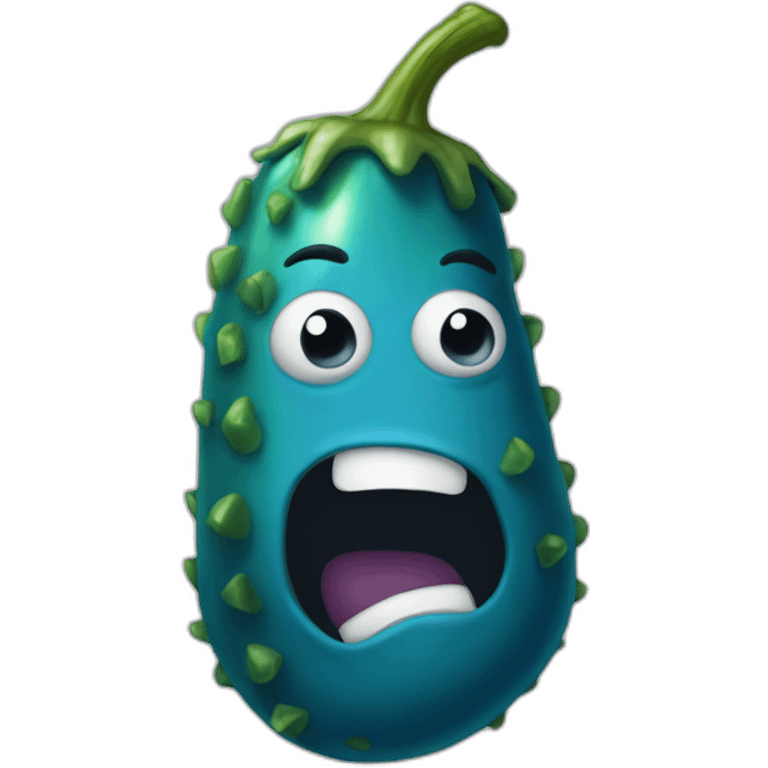 blue-pickle emoji