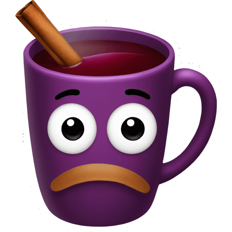 Mulled wine christmas cup emoji