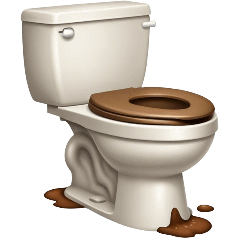 Poop toilet emoji