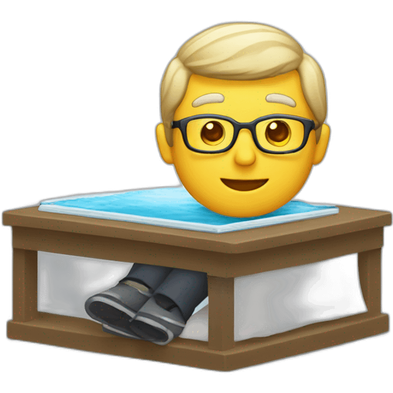 Professeur en vacances emoji