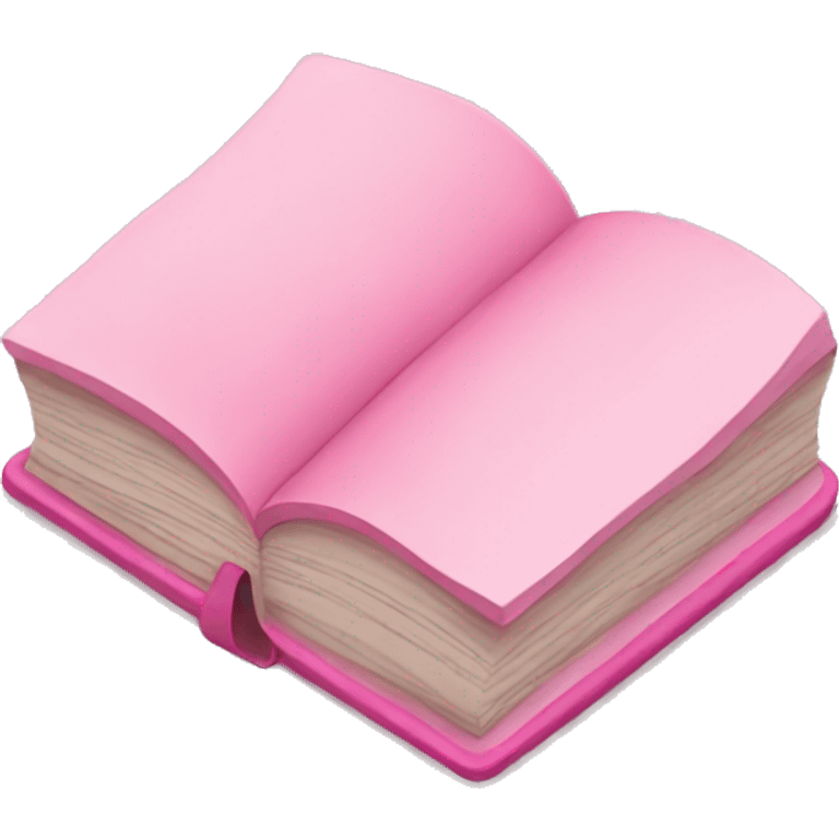 Pink notes book emoji