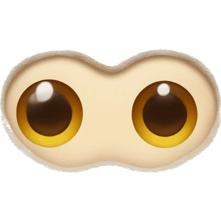 the heart eyes emoji but it has tiramisu eyes instead emoji