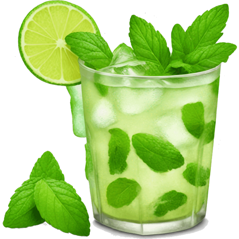 A mojito emoji