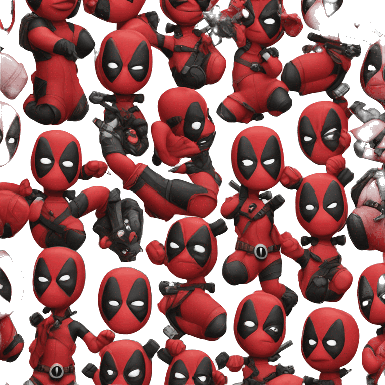 Deadpool black emoji