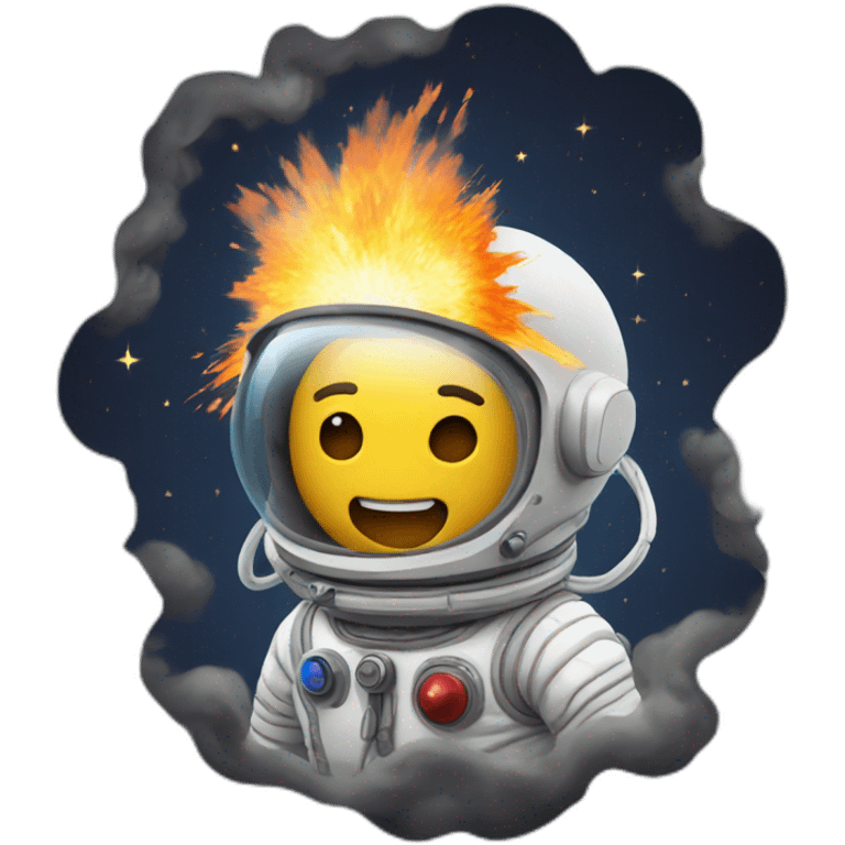 explosion astronaut emoji