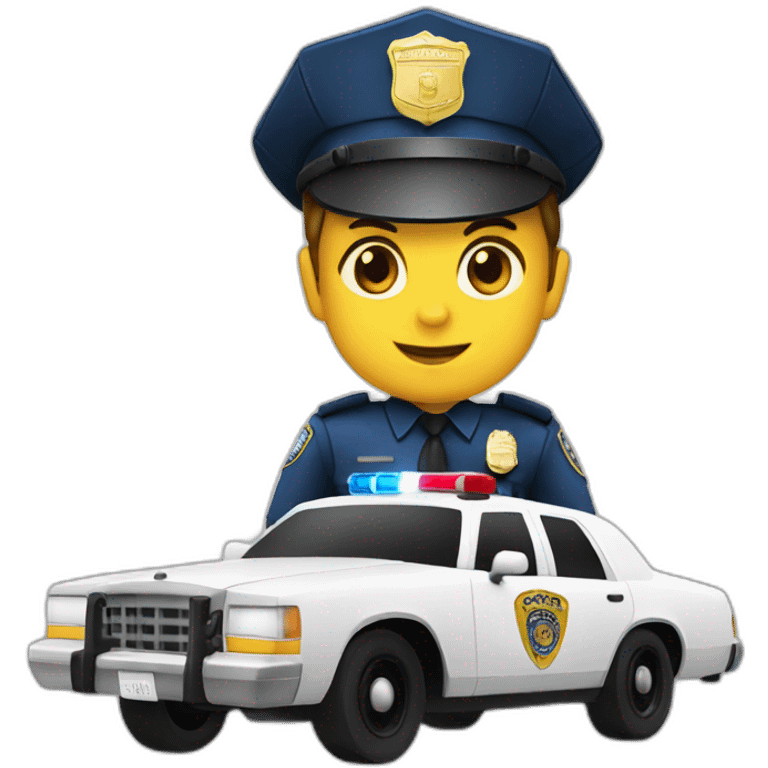 cop car emoji