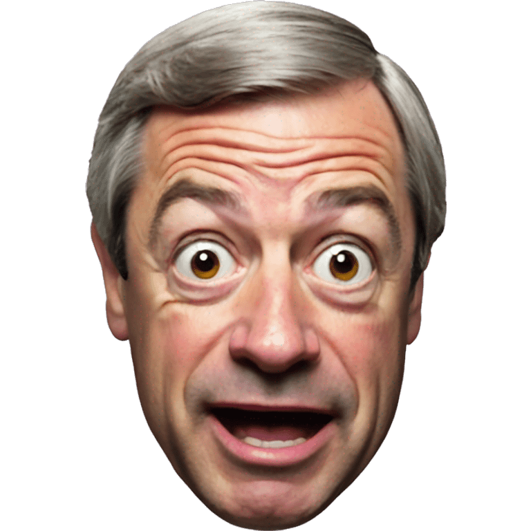 Nigel Farage pog expression emoji