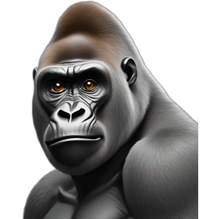 Gorilla big banana emoji