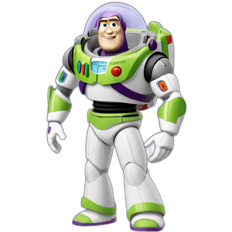 Buzz lightyear wearing pyjama emoji