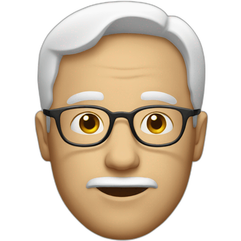 WHITE MEN WITH BROKEN GLASSES emoji