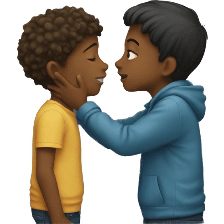 Boy kissing boy emoji