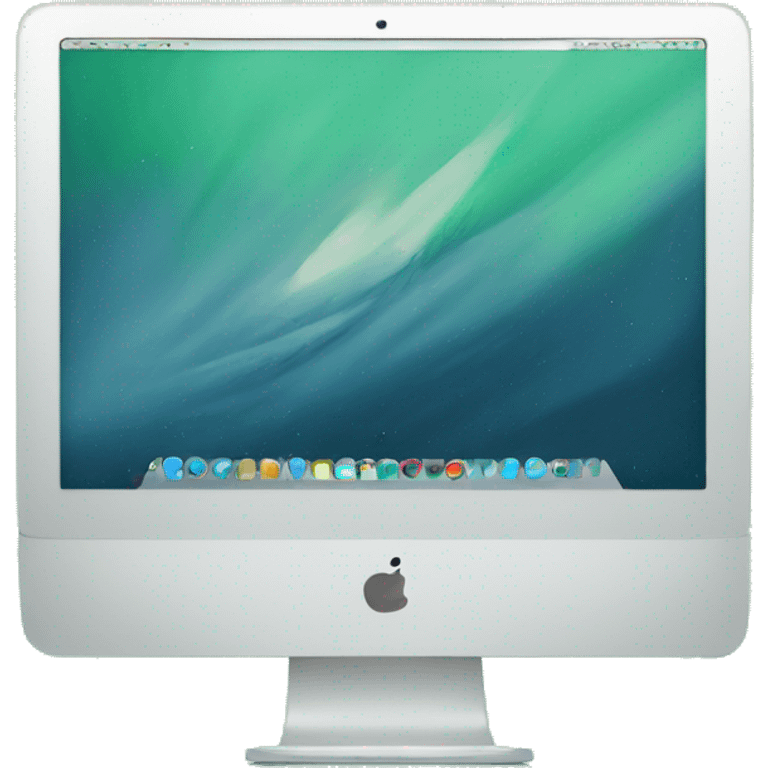 Mint green iMac  emoji