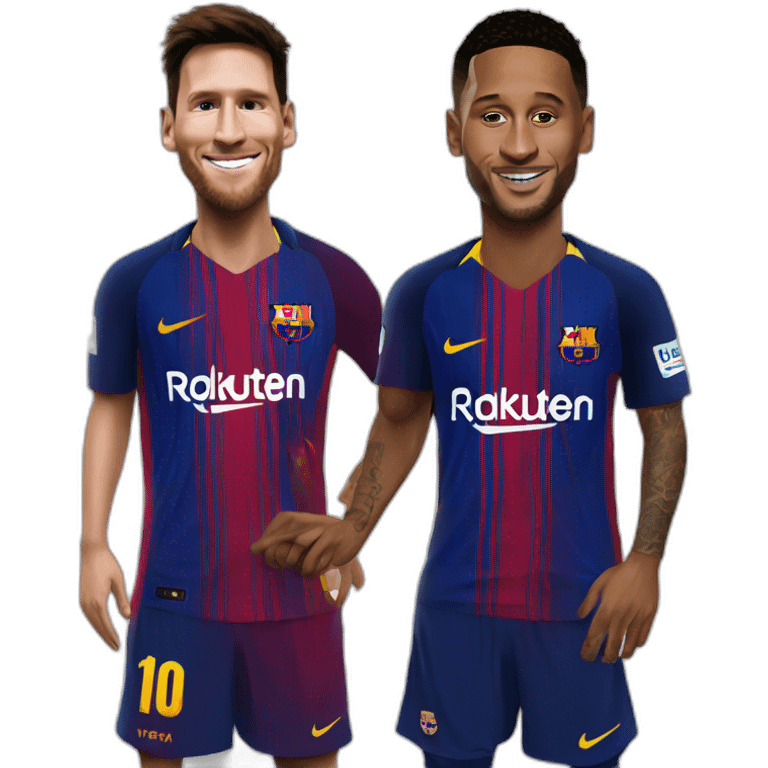 Messi neymar emoji