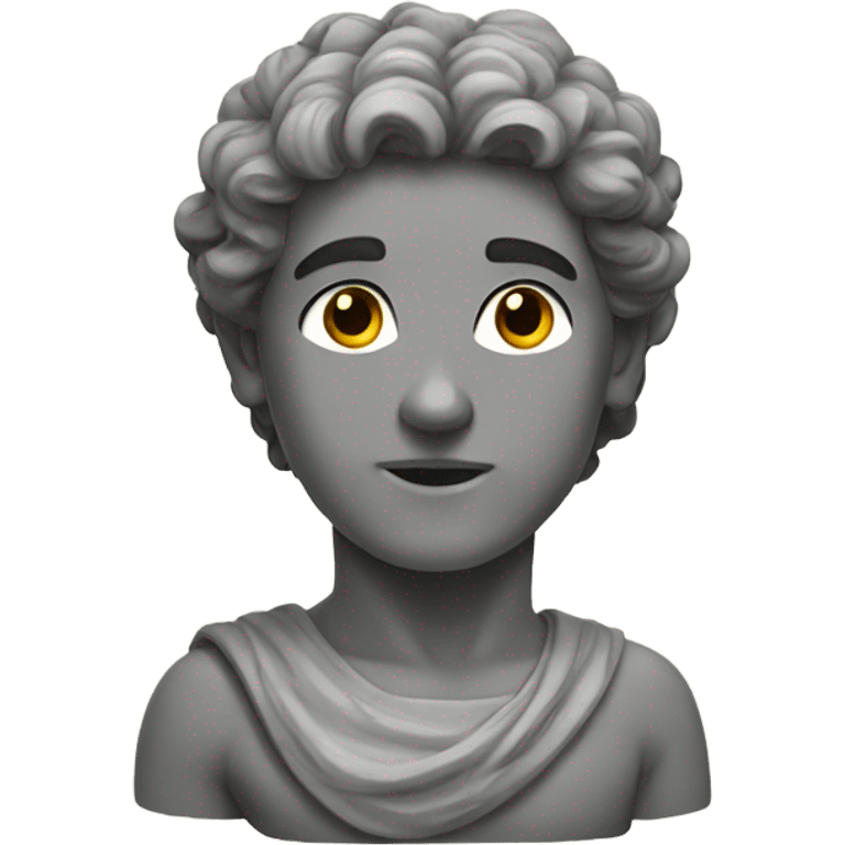 A Young greek Stone God emoji