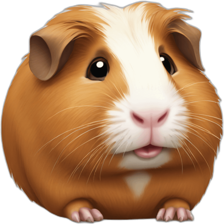 Cringed guinea pig emoji