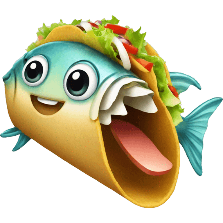 happy fish taco emoji