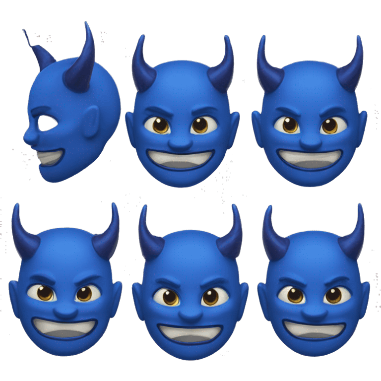 Blue devil espieg emoji