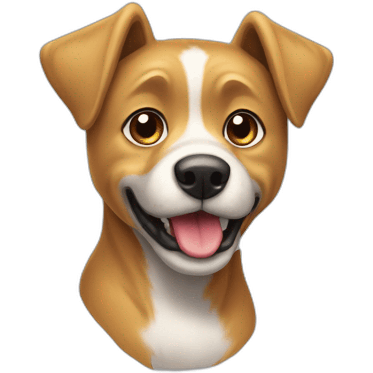 Chien qui joue au jeu vidéo emoji