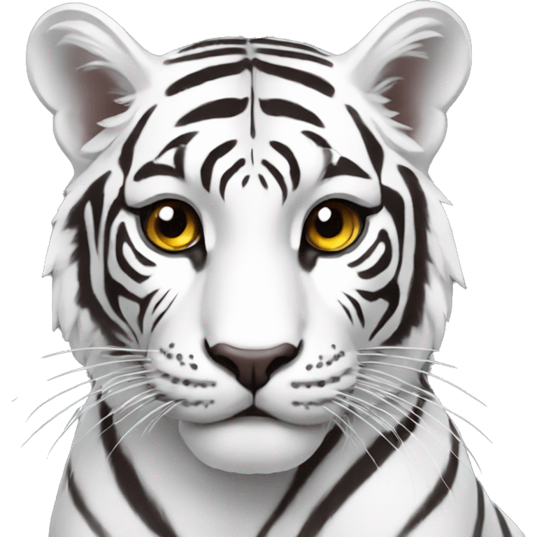 tigre blanco emoji