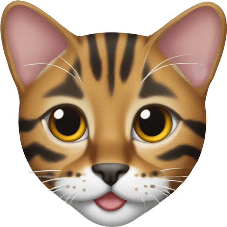 Bengal cat,Spotted Coat,short hair emoji