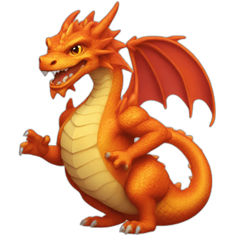 Sexy dragon emoji