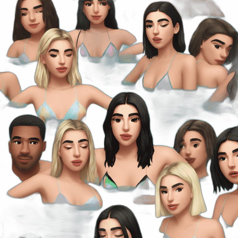 Dua lipa pool emoji