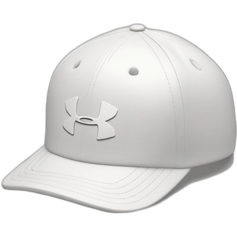 Casquette under Armor blanche emoji