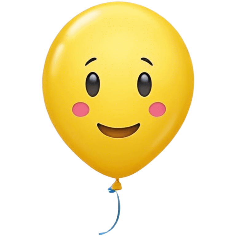 yellow balloon emoji