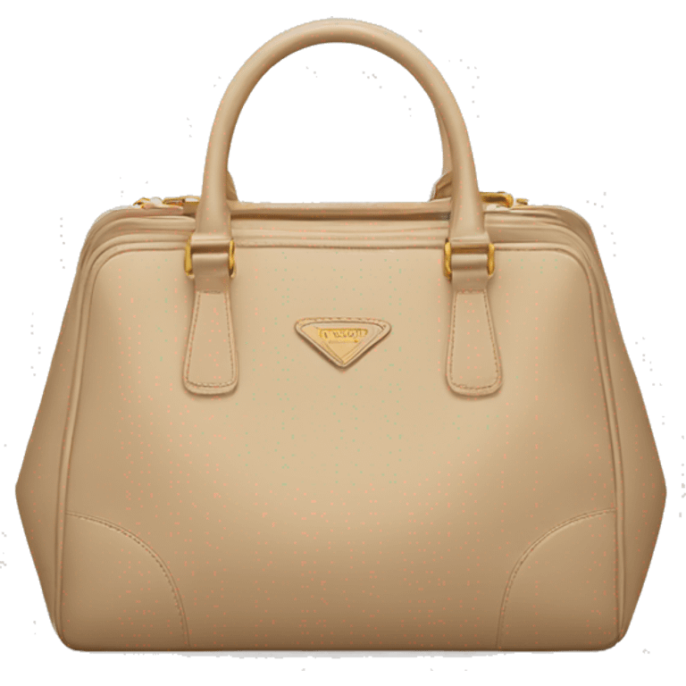 Beige Prada bag emoji