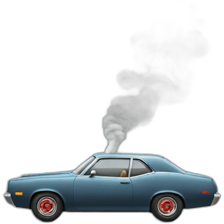 Car smoke emoji