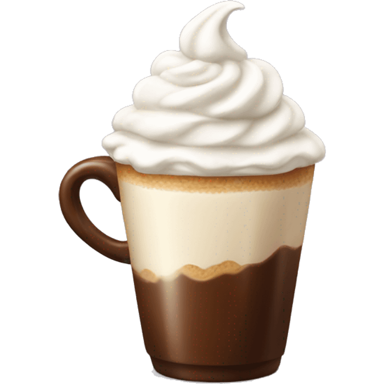 Coffee with whipped cream  emoji