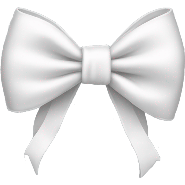 White bow emoji