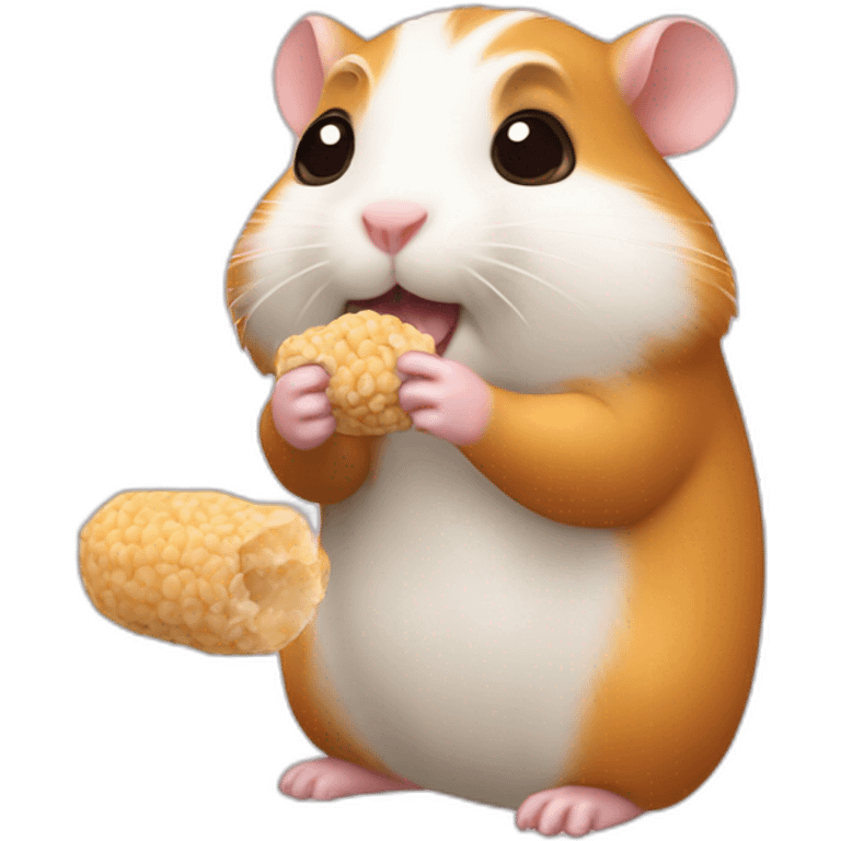 Hamster eating peanut emoji