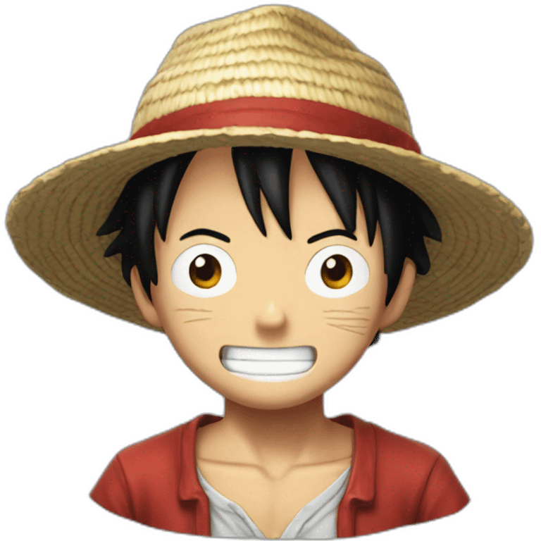 Luffy qui rigole emoji