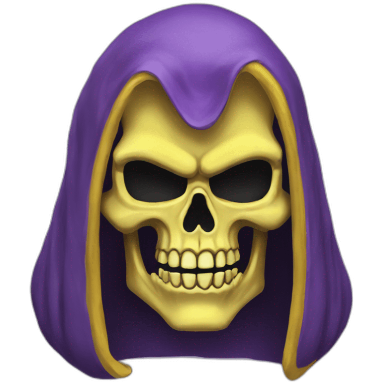 skeletor yellow and purple emoji